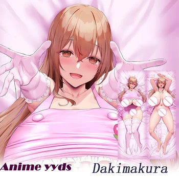 Dakimakura Anime dievča ASMR Telo Vankúš obojstranná Tlač v životnej veľkosti Kryt