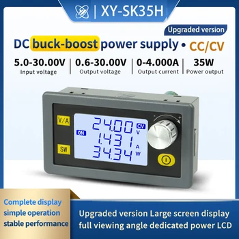 DC DC Buck Boost Converter CC CV Nastaviteľné Napájanie Krok Dole Stabilizované Modul Laboratórium Regulovaných Napätie 0.6-30V 12 24v