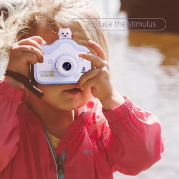 Deti Digitálny Fotoaparát Upgrade Deti Mini Kamera 4000W Pixelov Predné, Zadné, Objektív 1080P S Selfie Rámy Hry Video Funkcie