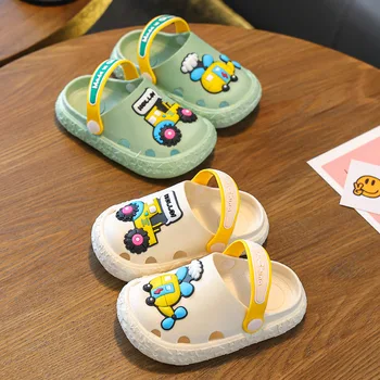 Deti Papuče Batoľa Lete Chlapec Roztomilý Kreslený Proti Sklzu Mäkké Jediným Deti Baby Girl Otvor Topánky Novorodenca Krytý Footwears