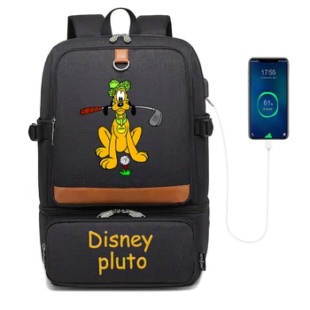 Disney Karikatúry Pluto Batohy Notebook Batoh Tašky Izolovaného Priestoru USB Port Nepremokavé Chladnejšie Taška Školy Piknikový Obed Taška