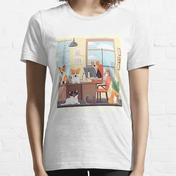 Dobrý chlapec office T-Shirt grafika t shirt dámske tričko Žena oblečenie bavlnené tričká ženy