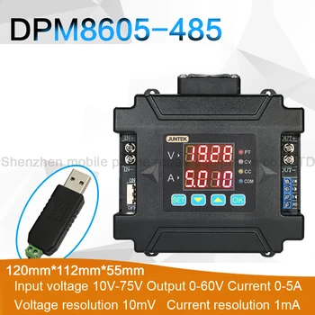 DPM8605-485 Programovateľné Nastaviteľné DC Meter Napájanie Modulu Prevodníka Údržba Napájania (0-5A)