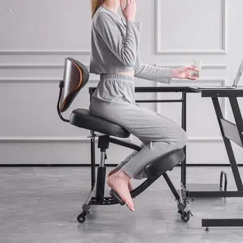 Držanie tela stoličky pre dospelých počítač stoličky edentary inžinierstva stoličky písanie anti-bolesti chrbta zdvíhacie operadlo stoličky na kolenách
