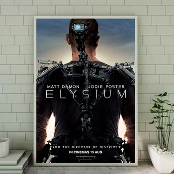 Elysium Filmový Plagát Plátno Umenie Výtlačkov Domáce Dekorácie Nástenné Maľby ( Bez Rámu )
