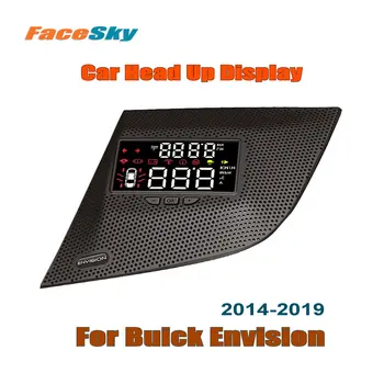FaceSky Auto Head Up Display Pre Buick Predstaviť 2014-2019 Auto HUD Príslušenstvo čelný Pohľad na Head-up displej LCD, Projektor Sklo