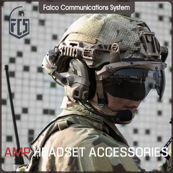 FCS AMP Headset Príslušenstvo, Mikrofónové Káble mušle slúchadiel a Mount Most Taktické Slúchadlá Časti