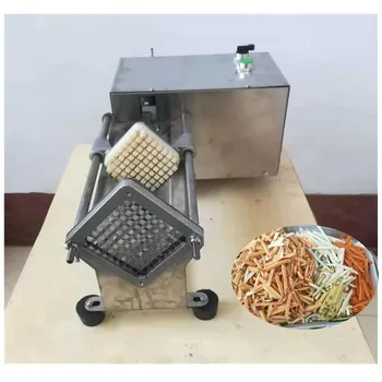 Foto rezanie pásky stroj Hranolky stroj sladké zemiaky mrkva reďkovka uhorky stripping rezací stroj