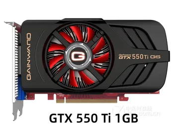 Gainward GeForce GTX 550 Ti 1GB Grafická Karta Internet Bar Pre NVIDIA GTX500 GTX550Ti 1GD5 Video Karty 4100MHz GDDR5 Používané