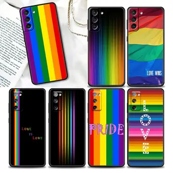 Gay Pride Vlajka Lesbičky LGBT Rainbow Telefón puzdro Pre Samsung Galaxy S22 S23 5G S20 S21 FE S10 Lite S9 S22 Ultra Plus Prípadoch Kryt