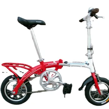 GOGOBIKE12 palcový Mini bike pre študentov darček Prenosné Muţi a Ţeny Dospelých Hliníkovej Zliatiny Ultra Ľahký Skladací Bicykel