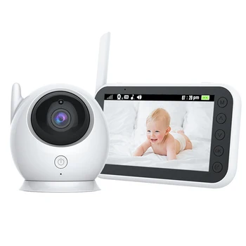 HD LCD displej Wireless Video Baby Monitor Prenosného Detská Opatrovateľka IR Noc Hlas Dialóg Dohľadu Bezpečnostné Kamery 4.3 palcový HD Kamerou