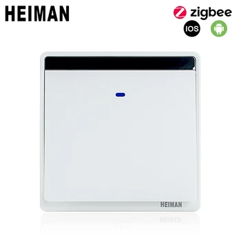 HEIMAN ZigBee Smart Switch Stenu Neutralline live line APLIKÁCIU Diaľkové Ovládanie Svetla, Prepínač Bezdrôtovej komunikácie Pre Smart home system Modul
