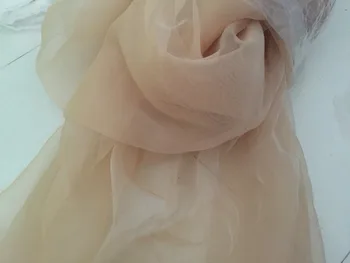 Horúce 150 cm širokú 3meter/veľa Čerstvého Nahé mäkké organza textílie úplnej tkaniva kvalitné, blúzky, plesové šaty, svadobné šaty, sukne tutu