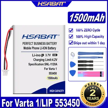 HSABAT 553450 1500mAh Batéria pre Varta 1/LIP 553450 Diaľkové Novú Li-po Polymér Nabíjateľný Akumulátor Pack Batérie