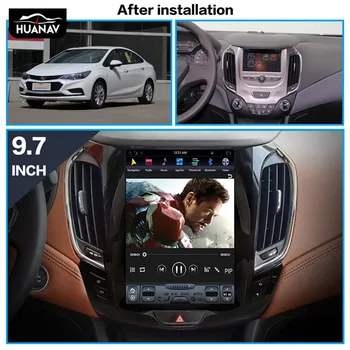 HUANVA Android 11 Auto DVD Prehrávač, GPS navigáciu Pre Chevrolet Cruze 2017 2018 multimediálny prehrávač magnetofón 8-Core Audio-navi