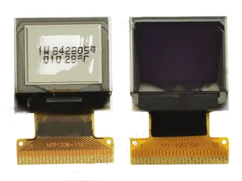 IPS 0.66 palcový 28PIN SPI Modrá/Biela OZUBENÉ OLED Displej SSD1306 SSD1315 Jednotky IC I2C/Paralelné Rozhranie 64*48