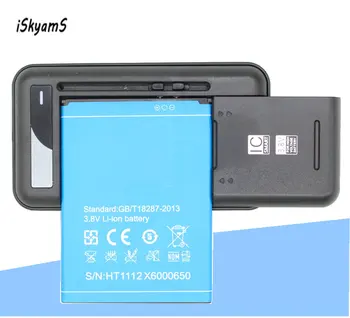 iSkyamS 1x 3000mAh Kvalitné Li-ion Výmena Batérie +Univerzálny Nabíjač pre Doogee X6 X6 Pro Batterie Batterij Bateria