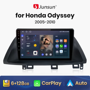 Junsun V1 AI Voice Bezdrôtová CarPlay Android Auto Rádio na Honda Odyssey 2005-2010 4G Auto Multimédiá GPS 2din autoradio