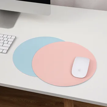 Kolo Podložka pod Myš jednostranný Farbou Univerzálny protišmyková Podložka Podložka pod Myš Vhodná pre Laptop Office Kožené Gaming Mouse Pad