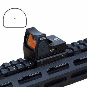 Kovové RMR Red Dot Sight Rozsah Nastaviteľné Collimator Pištole Reflex Glock Pohľad Na Lov AR15 M4 Optika Rozsah