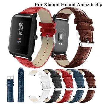 Kožené Watchband Popruh s Pre Xiao Huami Amazfit His BIT Lite Mládež/ Amazfit GTS Smart Hodinky Nositeľné Zápästia