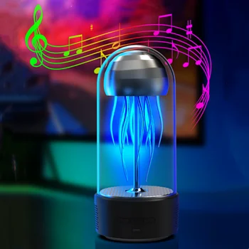 Kreatívne Medúzy Bezdrôtové Bluetooth Reproduktor Farebné Svetlá Octopus Audio Mini Prenosné Subwoofer Reproduktory Smart Ornament Darček