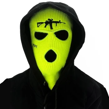 Kukla Masku na Tvár Motocykel Taktické ochranný Štít na Tvár a Krk Stráže Maska Ski za Studena dôkaz celotvárová Maska Cosplay Gangster Maska
