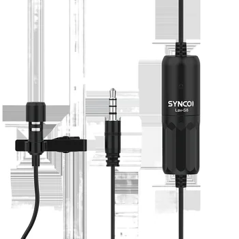 Káblové Lavalier Mikrofón Všesmerového Kondenzátora Štítok Microfone 6M Kábel pre iPhone Smartphone Android