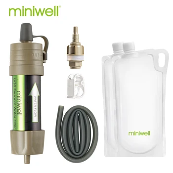 L630 osobné potreby na kempovanie slamy vodný filter vybavenie na prežitie pre pitnú vodu