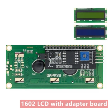 LCD modul Modrá Zelená obrazovka IIC/I2C 1602 pre arduino 1602 LCD UNO r3 mega2560 LCD1602+IC2