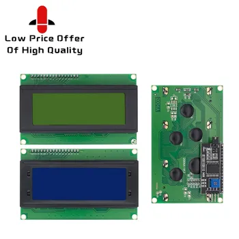 LCD2004+I2C 2004 20x4 2004A Modrá/Zelená displeja HD44780 Znakov LCD /w IIC/I2C Sériové Rozhranie Adaptér Modul Pre Arduino