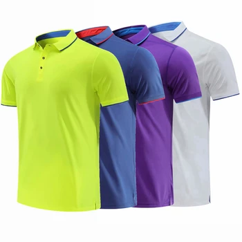 Letné Muži Ženy Beží T Shirt Rýchle Suché Fitness Tričko krátky rukáv cvičení golf, tenis Oblečenie Telocvičňa, Športové Polo Top