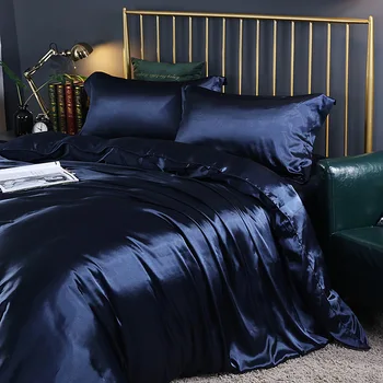 Levkme Európskom štýle Farbou obojstranné Rayon Luxusná posteľná bielizeň Nastaviť Nahé Spanie posteľná bielizeň bytový Textil XF1147-16