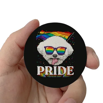LGBT Americký Eskimo Gay Pride Škvrny Oblečenie, Čiapky, Bundy Patch Nálepky Žehlička Na Škvrny thermoadhesive Kožené Nálepky