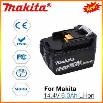 Makita 6.0 Ah 14,4 V nabíjateľnú batériu, LED indikátor pre BL1430 BL1415 BL1440 196875-4 194558-0 195444-8 Makita 14,4 V 6000mAh