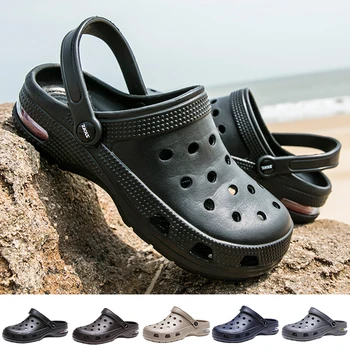 Mens sandále pre 2023 Módne Pánske Dreváky Priedušná Pohodlné Plážové Topánky Mužov Papuče Vonkajšie Letné Sandále pre Človeka