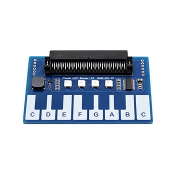 Mini Piano Modul pre mikro:bit Dotykové Tlačidlá na Prehrávanie Hudby s 4 RGB LED I2C rozhranie Kontroly Kolíky SPI GPIO Pin Plug and Play