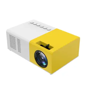 Mini Prenosný Projektor Podpora kompatibilný s HDMI AV USB HD 1080p Video Prehrávač Médií LED Mini Projektor Pre Domáce Kino PC Notebook
