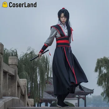 Mo Dao Zu Shi Wei Wuxian Jiang Cheng Teenager Hanfu Cosplay Kostým Yaoi Na Neskrotnú Veľmajster Démonické Pestovanie Kimono