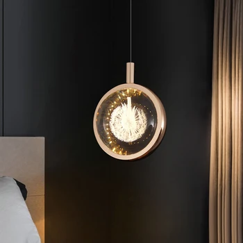 Moderné luxusné crystal prívesok svetlo tvorivé spálňa posteli visí lampa reštaurácia, bar, kuchyňa pozastavenie Osvetlenie svietidlo