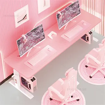 Moderné Zdvíhacie Počítačové Stoly Home Pink Girl Vzdelávania Písací Stôl Kancelársky Stôl Internetová Kaviareň Herné Tabuľky Stolný Počítač Tabuľka