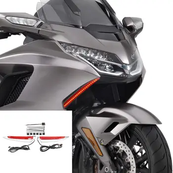 Motocykel Predný Horný Kryt Svetla Jasný Objektív Pre Honda GL1800 Goldwing 2018 2019 2020 2021 2022 2023 jasné/dym/červená