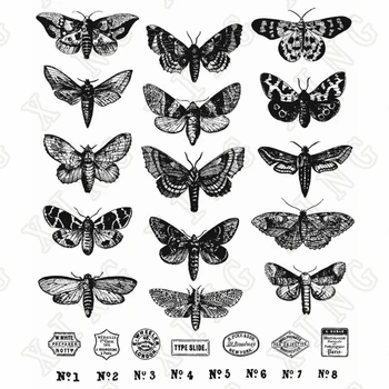 Motýľ Motýľ Štúdia Rezanie Kovov Zomrie Pečiatky Zápisník Denník Secoration Razba Šablóny Šablóny Diy Pohľadnice Ručné