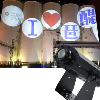 Multi-vzor Vysoký Výkon Vodotesný Vonkajší Prispôsobené Gobo Reklamné Logo Projektor HD Pripomienka Výstražné Znamenie Projekcie Svetla