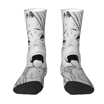 Móda Miláčik V FranXX Ponožky Ženy Muži Teplé 3D Tlač Anime Dievča Nula Dva Basketbalové Športové Posádky Ponožky