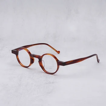 Móda Vintage Rám Okrúhle okuliare Mužov 2023 Klasické Luxusné Značky Dizajnér Trend Cestovné okuliare Pre Ženy 안경 376