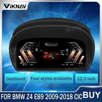 Na Lastest LCD Digitálny Klastra Pre BMW Z4 E89 2009-2018 CIC Panel Panel Virtuálne nástroje Kokpitu Tachometra Automobilu