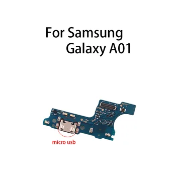 Nabíjanie Flex Pre Samsung Galaxy A01 / SM-A015 (micro usb), USB Nabíjanie Port Konektor Dock Konektor Nabíjania Rada Flex Kábel