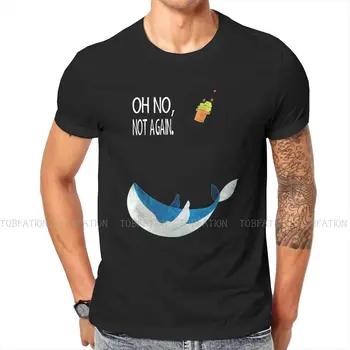 Nerobte PANIKU Hip Hop Tričko Veľryba Mora Zvierat Kreatívne Topy Voľný čas T Shirt Muž Tee Darček Oblečenie